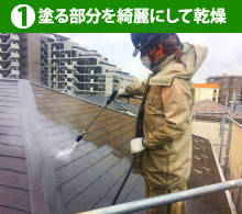 1洗浄後、乾燥