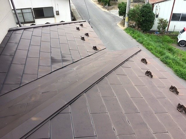 塗装前屋根