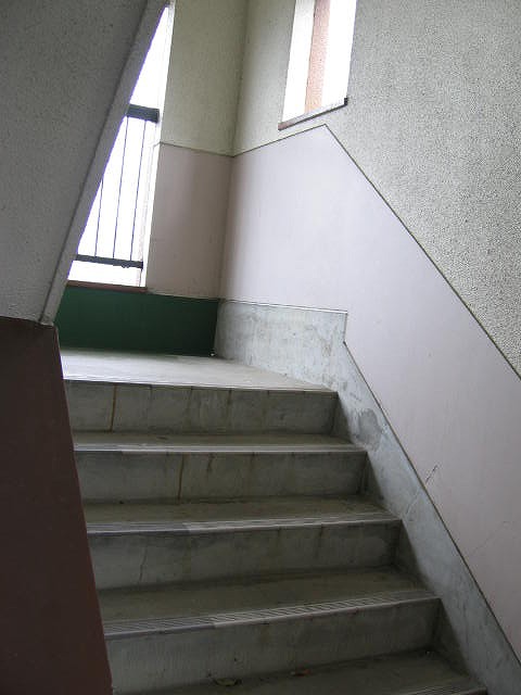 階段の塗装状況