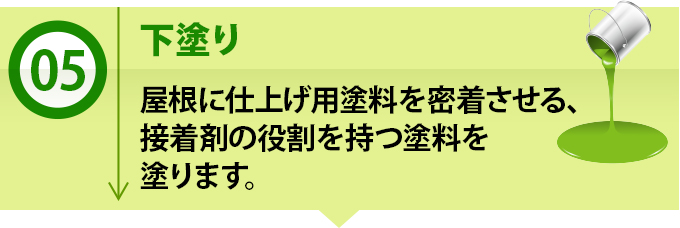 5、下塗り